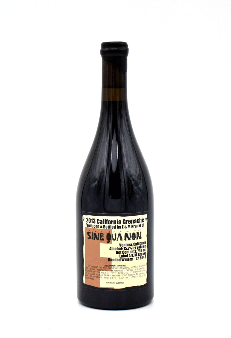 2013 Sine Qua Non 'Female' Grenache