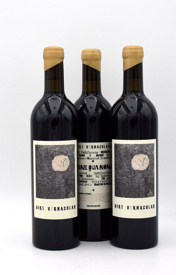 2016 Sine Qua Non Dirt Vernacular Grenache