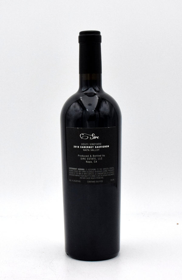 2018 Sire Estate Houyi Vineyard Cabernet Sauvignon