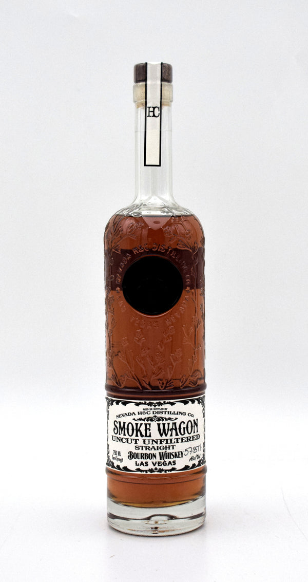 Smoke Wagon Uncut Unfiltered Straight Bourbon (Batch 85, Clear Bottling)