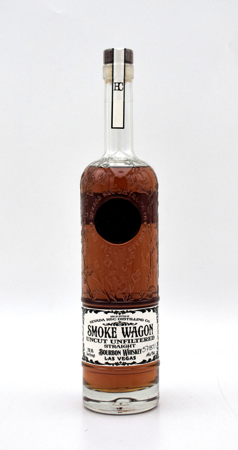 Smoke Wagon Uncut Unfiltered Straight Bourbon (Batch 85, Clear Bottling)