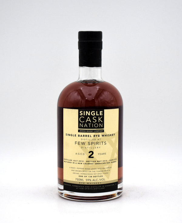 Single Cask Nation 'Few Spirits Distillery' 2 Year Single Barrel Rye