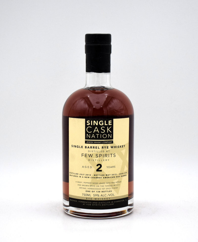 Single Cask Nation 'Few Spirits Distillery' 2 Year Single Barrel Rye