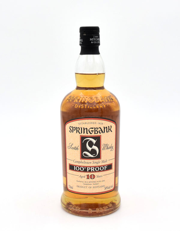 Springbank 10 Year Old Scotch Whisky (1990 Vintage)
