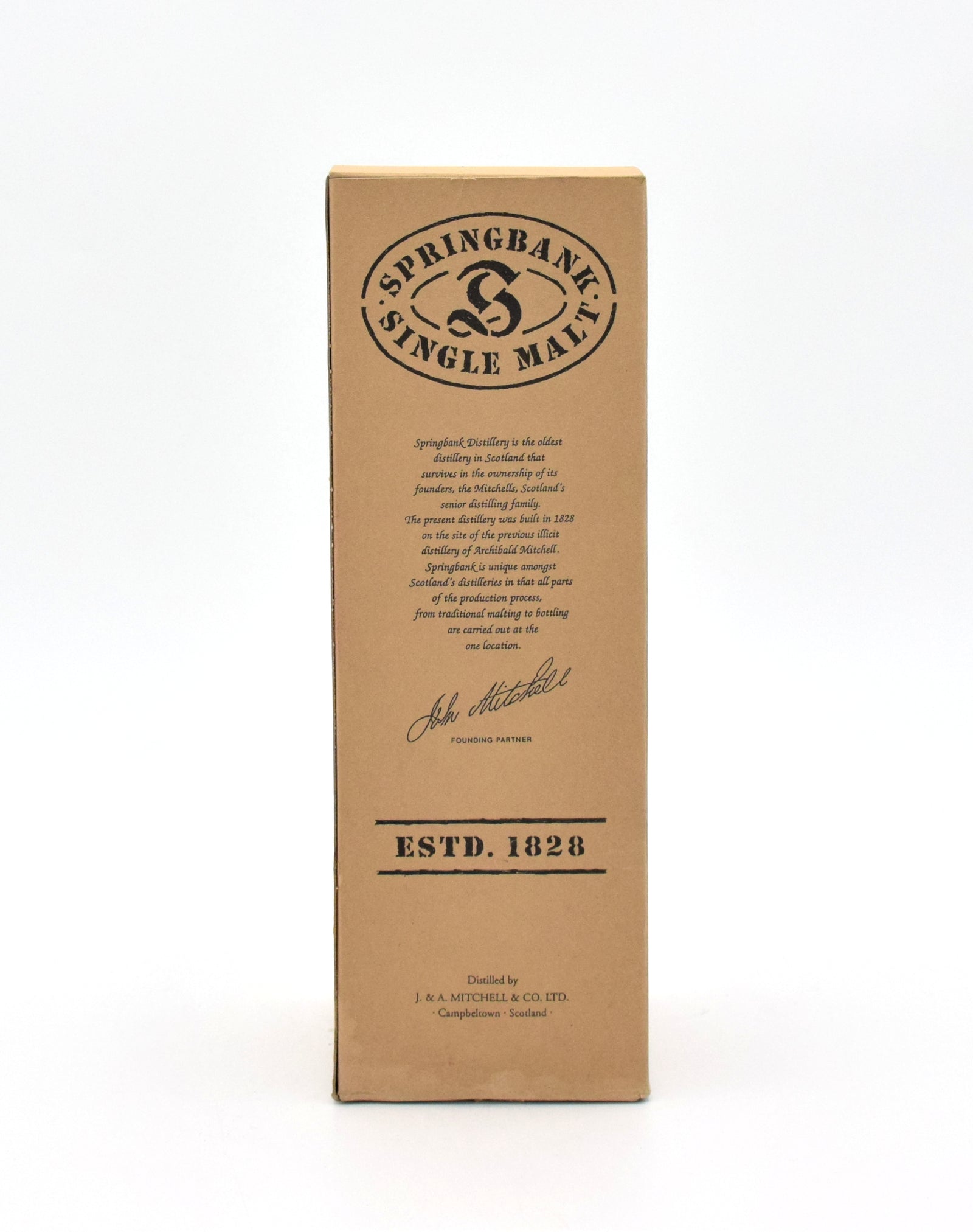 Springbank 10 Year Old Single Cask Scotch Whisky (Park Avenue