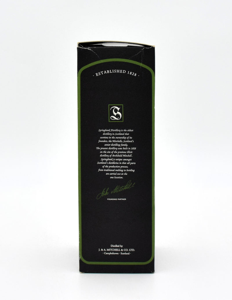 Springbank 15 Year Scotch Whisky (Older Bottling)