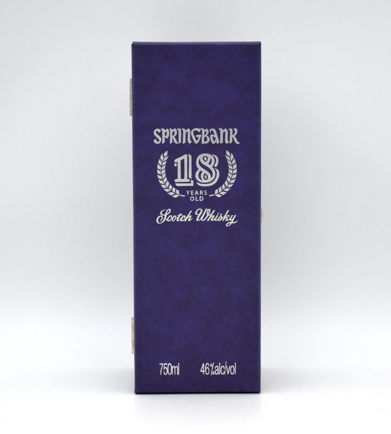 Springbank 18 Year Single Malt Scotch (Inaugural Release)