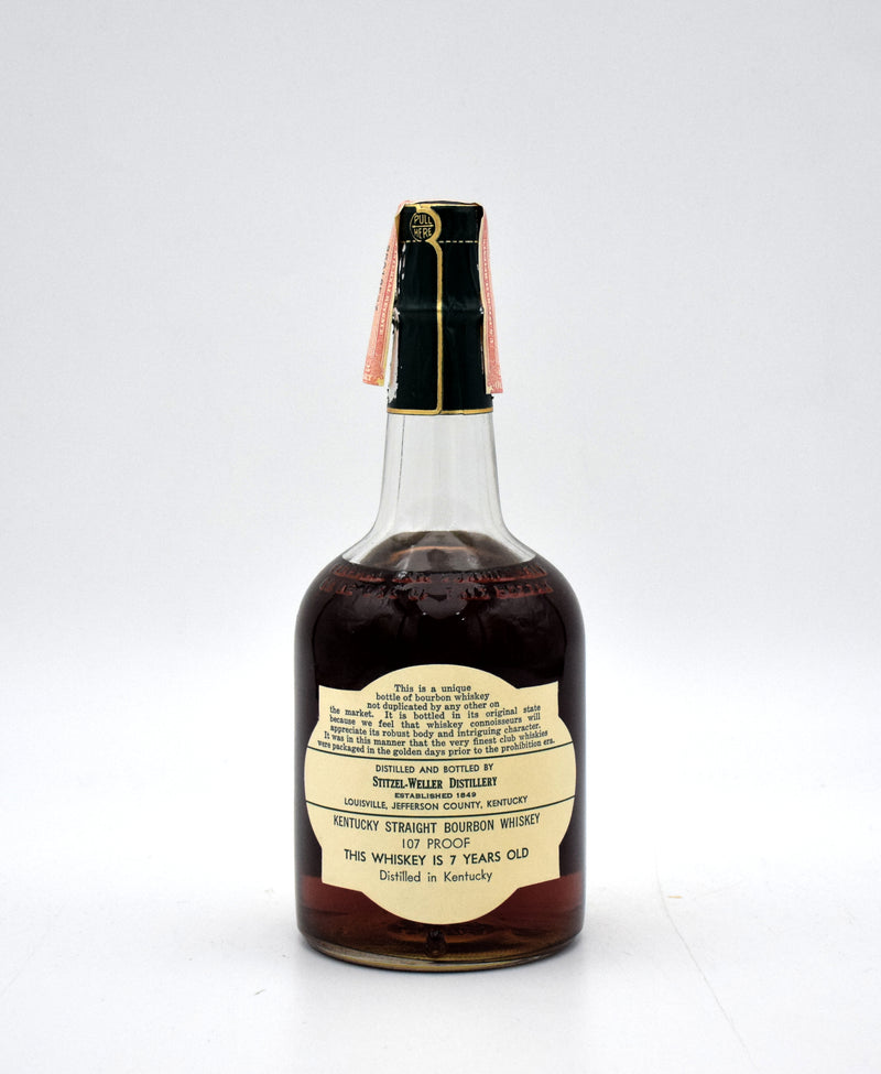 Weller 'Original Proof' Stitzel Weller 7 Year 107 proof Bourbon