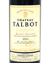 1995 Chateau Talbot (Very Lightly Stained Label)