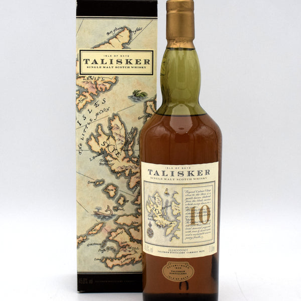 Talisker 10 Year Single Malt Scotch (Map Label, 1L) – FineLiquors