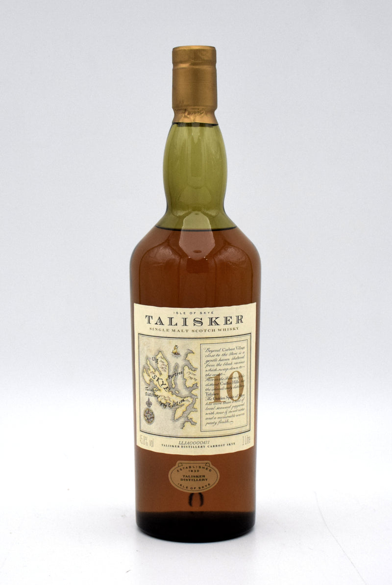 Talisker 10 Year Single Malt Scotch (Older Bottling, 1L)