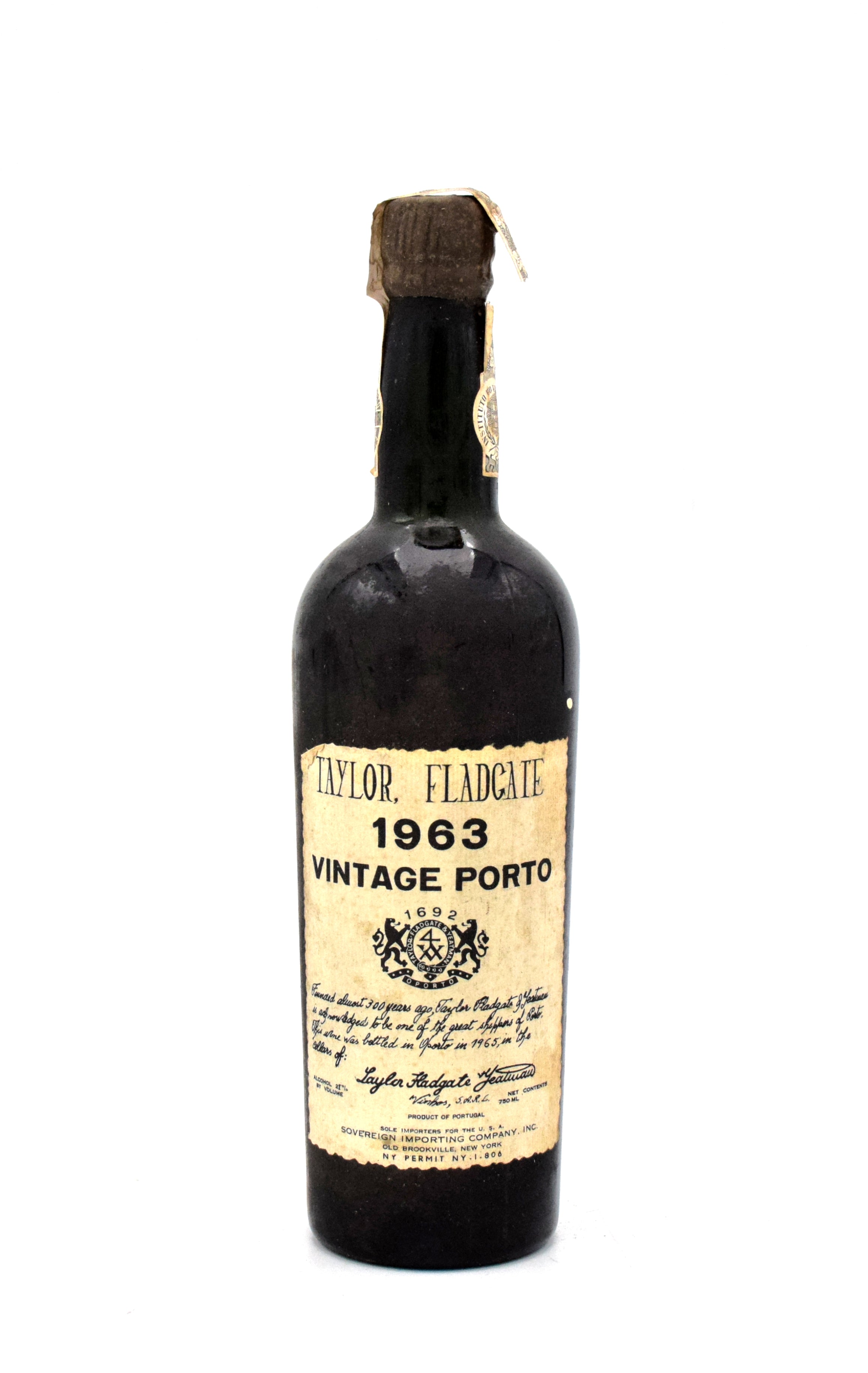 1963 Taylor Fladgate Vintage Port – FineLiquors