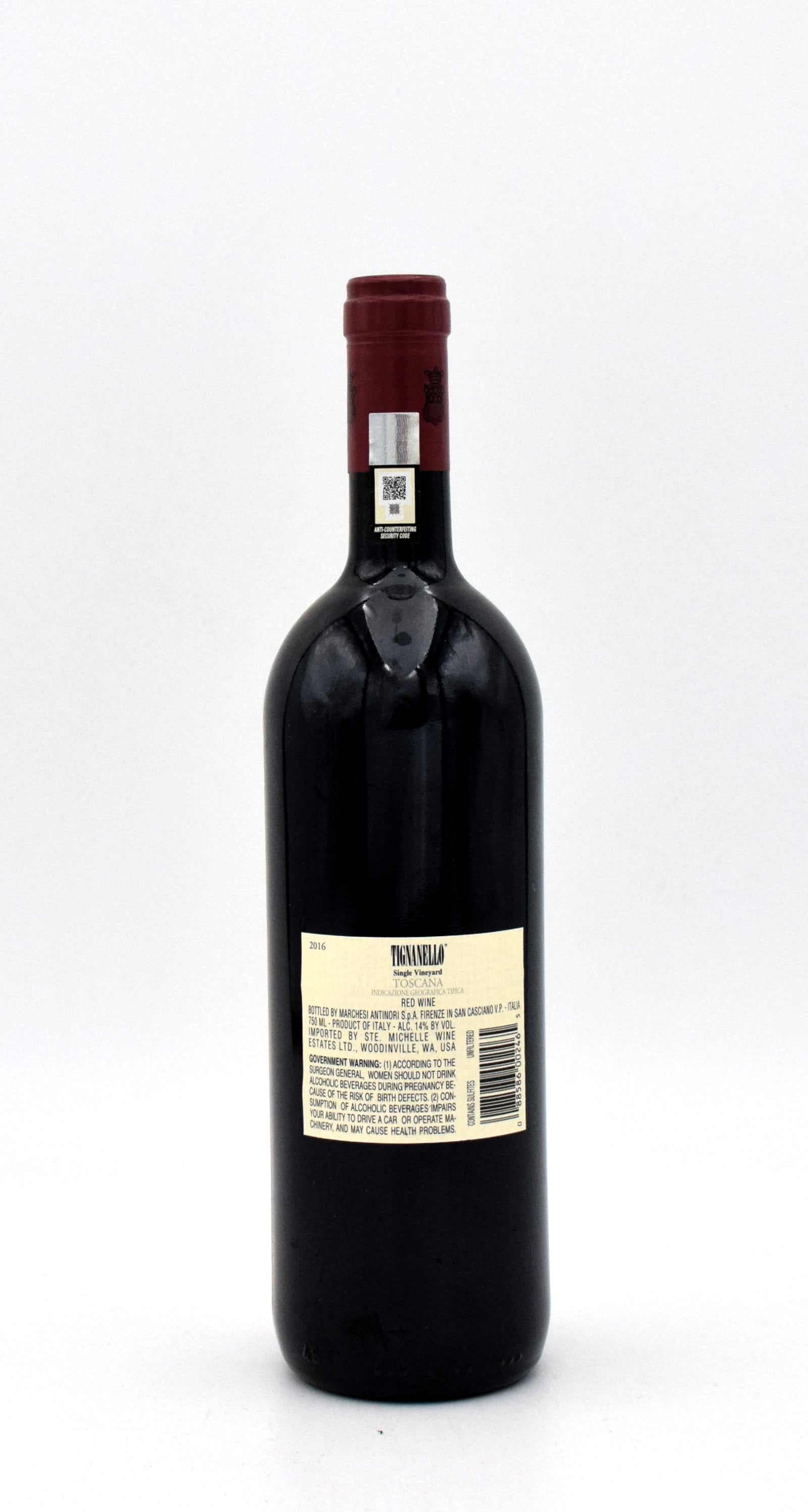 2016 Tignanello Antinori Toscana – FineLiquors