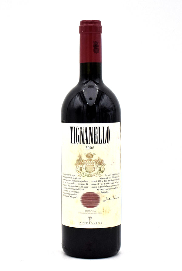 2006 Marchesi Antinori Tignanello Toscana IGT (Stained Label)