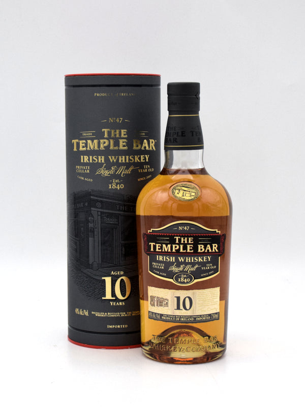 The Temple Bar 10 Year Irish Whiskey