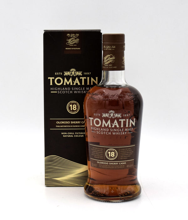 Tomatin 18 Year Oloroso Sherry Cask Single Malt Scotch