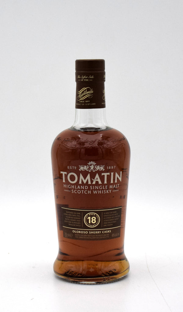 Tomatin 18 Year Oloroso Sherry Cask Single Malt Scotch