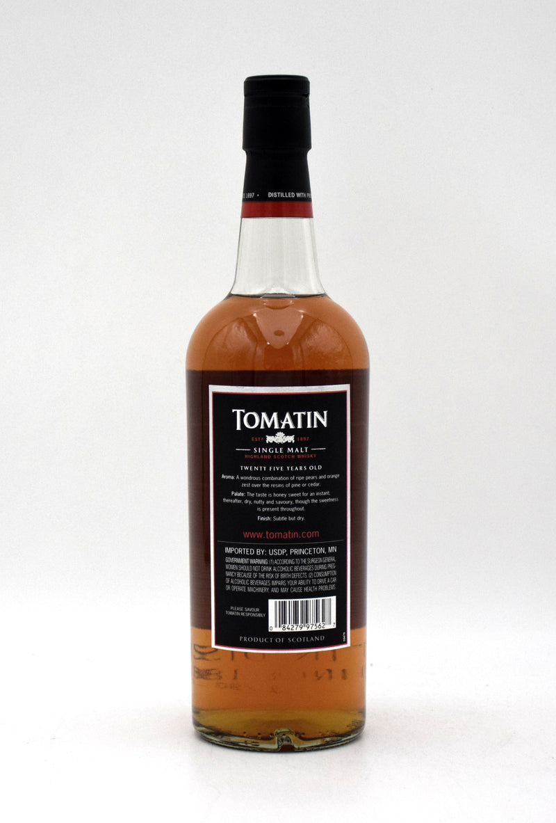 Tomatin 25 Year Single Malt Scotch (Bottled Early 2000s)