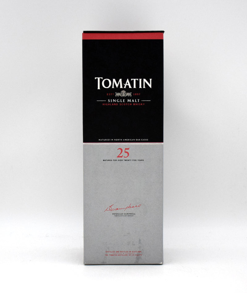 Tomatin 25 Year Single Malt Scotch (Bottled Early 2000s)