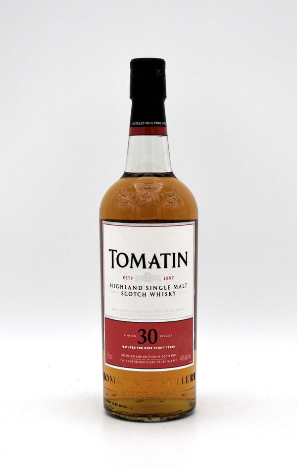 Tomatin 30 Year Single Malt Scotch (Older Bottling)