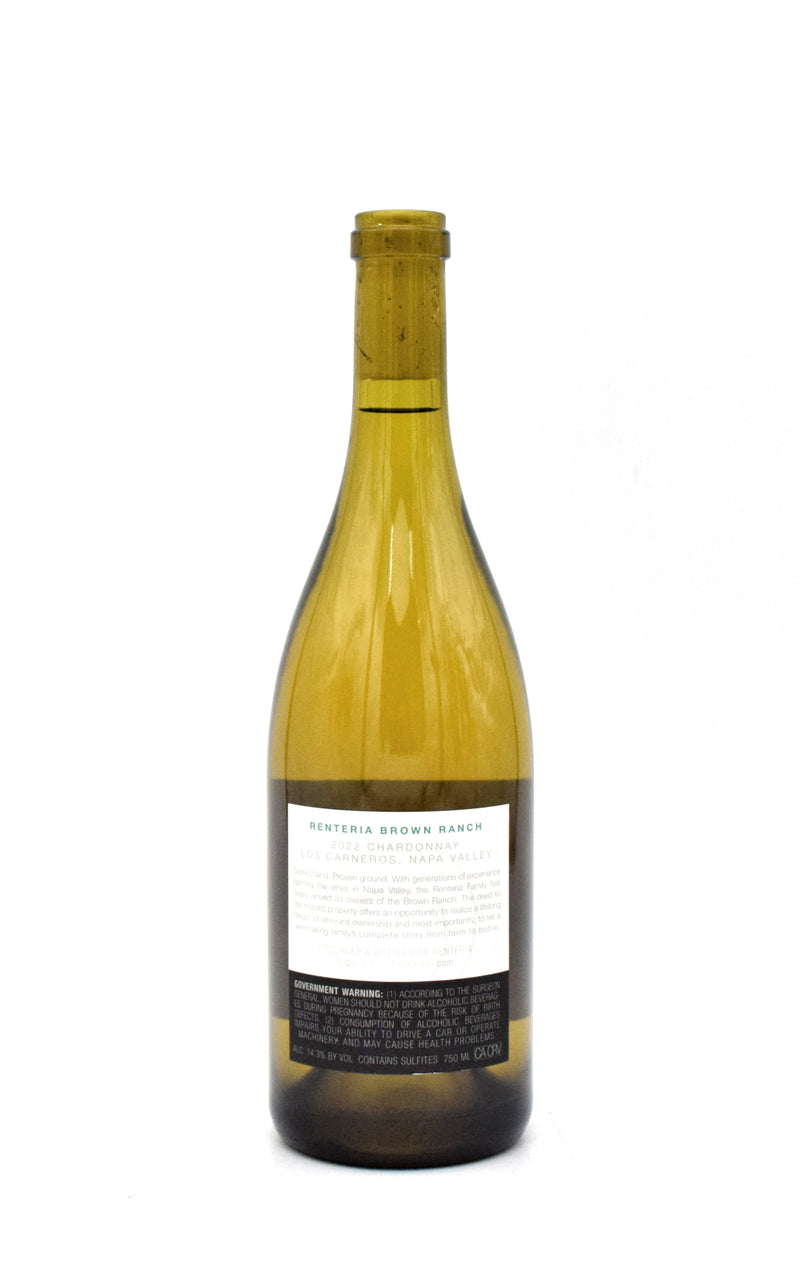 2022 Renteria Tres Perlas 'Renteria Brown Ranch' Chardonnay