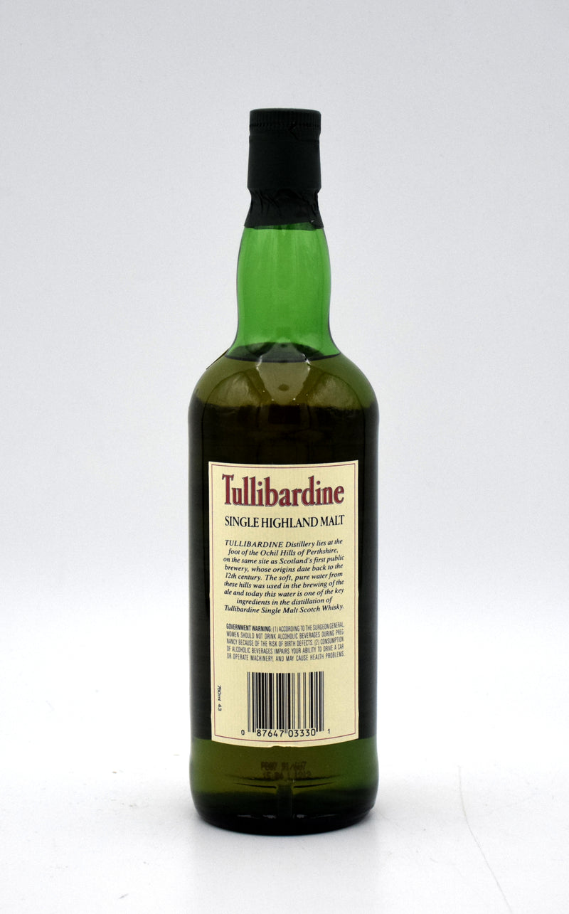 Tullibardine 10 Year Highland Malt Scotch