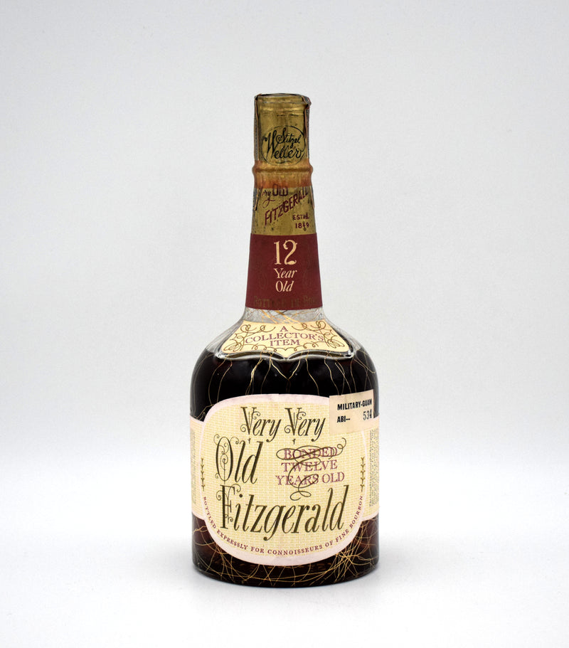 Very Very Old Fitzgerald Bonded 12 Year Bourbon (1952 Military Guam Import, 90 Proof)