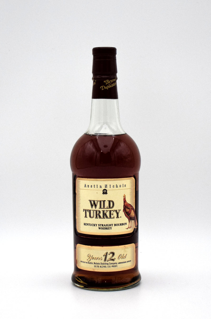 Wild Turkey 101 proof 12 Year Old Bourbon “Split Label” 1992