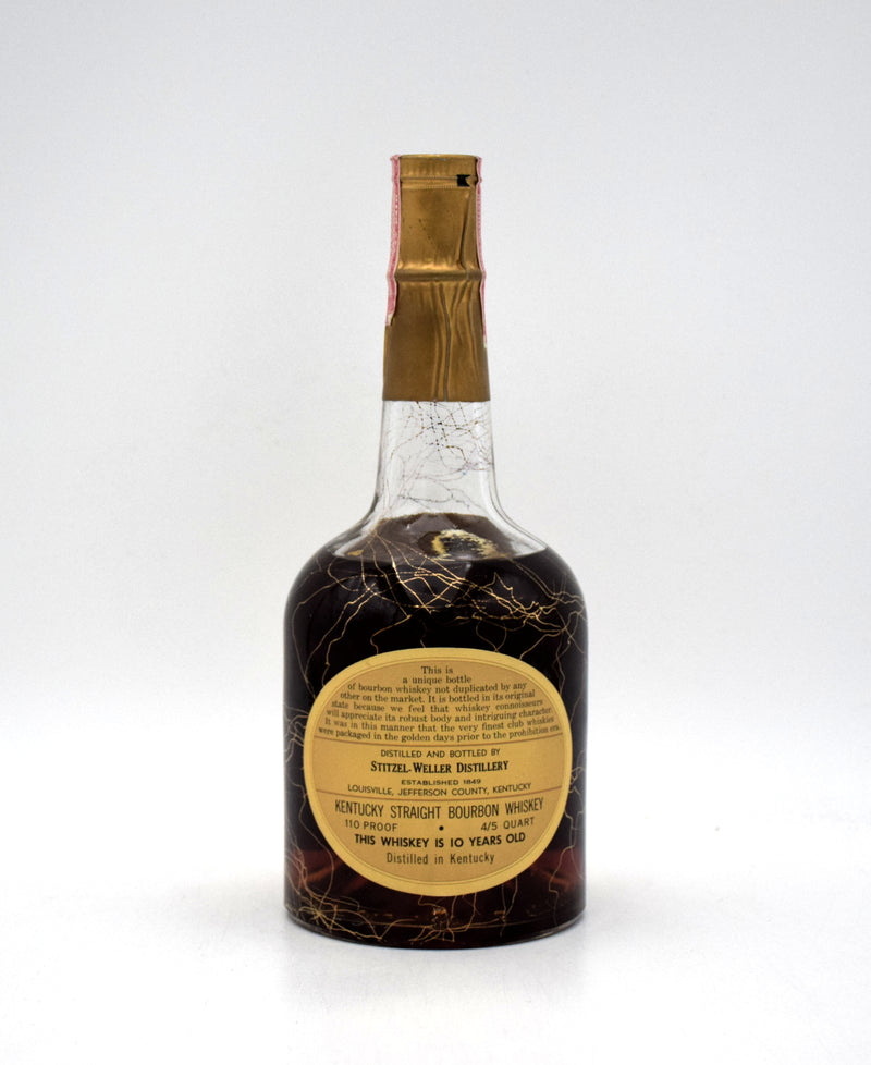 Weller's Antique Reserve Original Barrel 110 Proof 10 Year Bourbon (1972 Release)