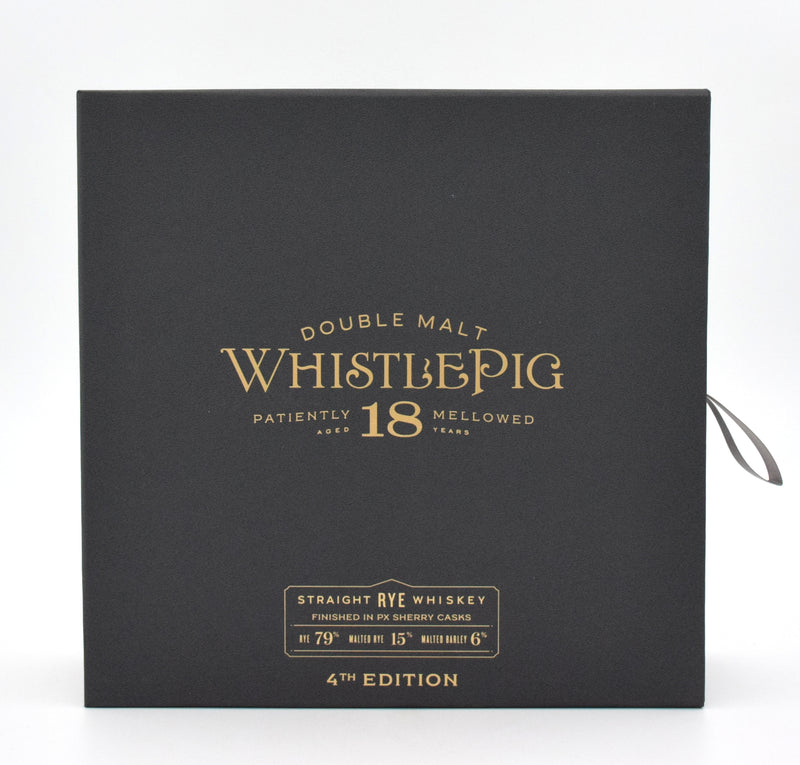 WhistlePig 18 Year Double Malt Rye Whiskey (4th Edition)