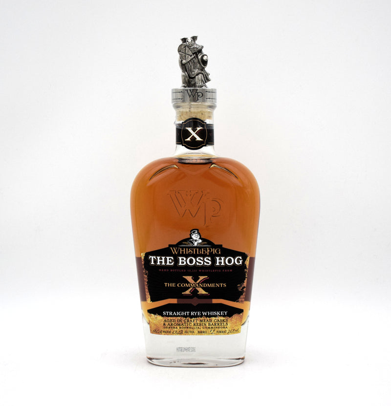 WhistlePig The Boss Hog 10th Edition 'The X Commandments' Rye Whiskey