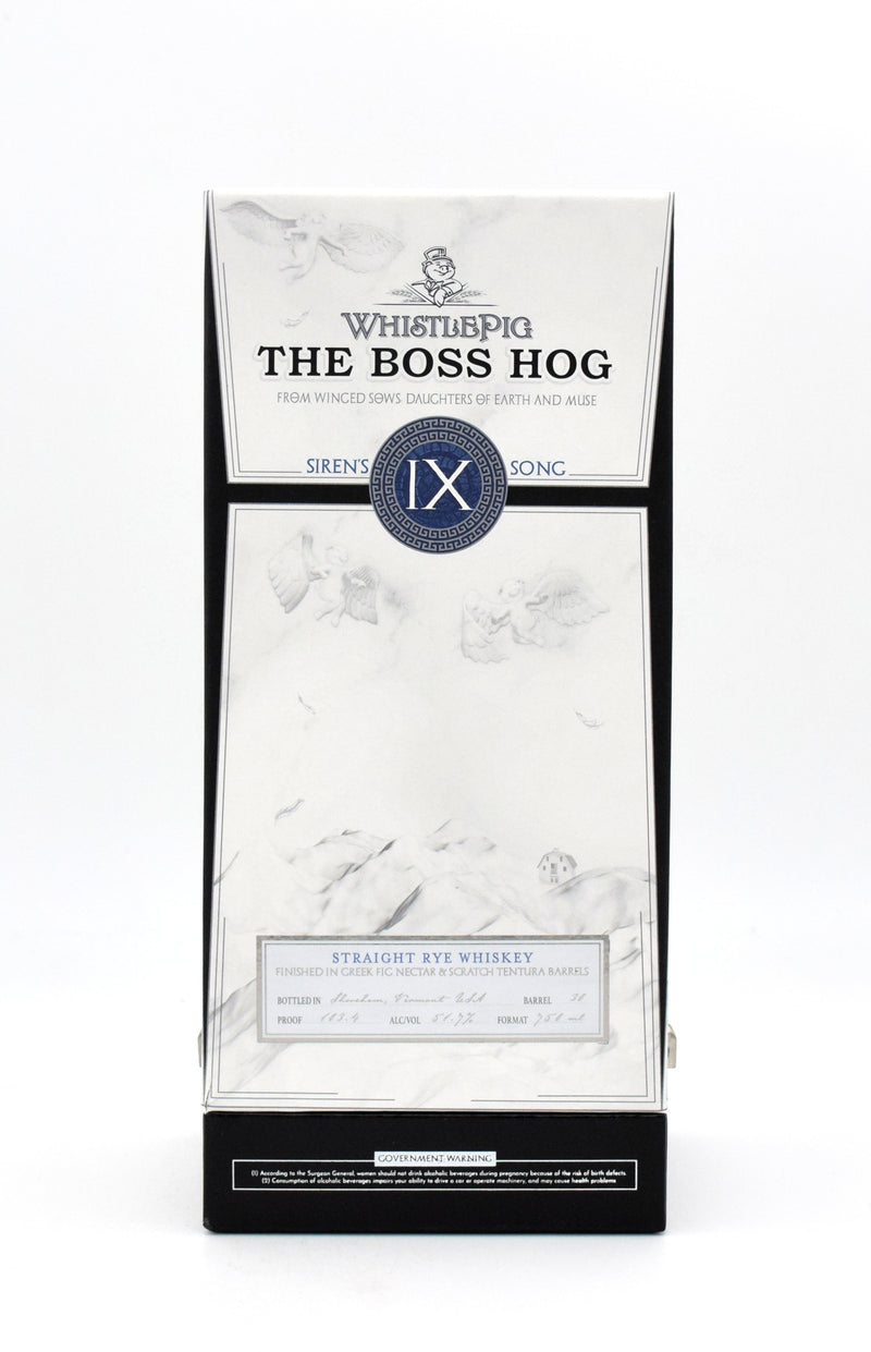 WhistlePig The Boss Hog 9th Edition 'Siren's Song' Rye Whiskey