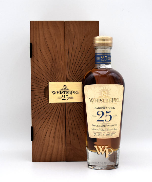 WhistlePig The Badonkadonk 25 Year Old Single Malt Whiskey