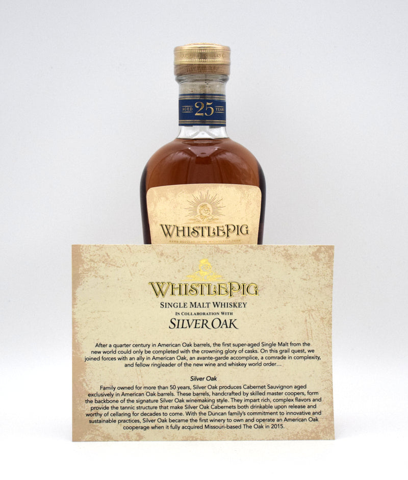 WhistlePig The Badonkadonk 25 Year Old Single Malt Whiskey