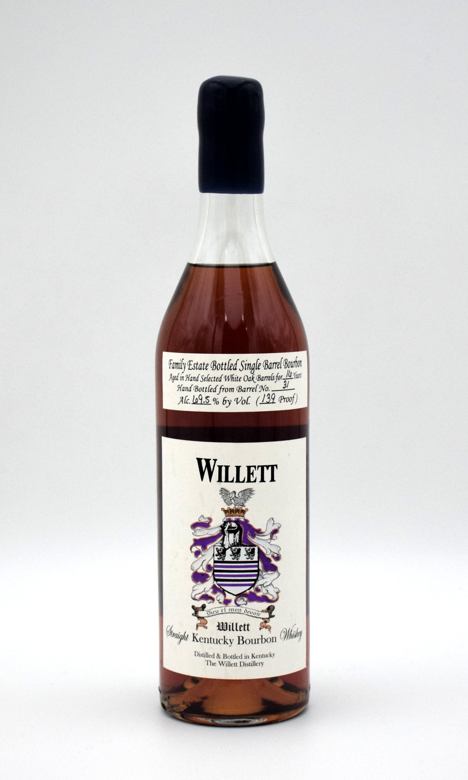 Willett Family Estate 16 Year Single Barrel Bourbon #31 (Blue Wax