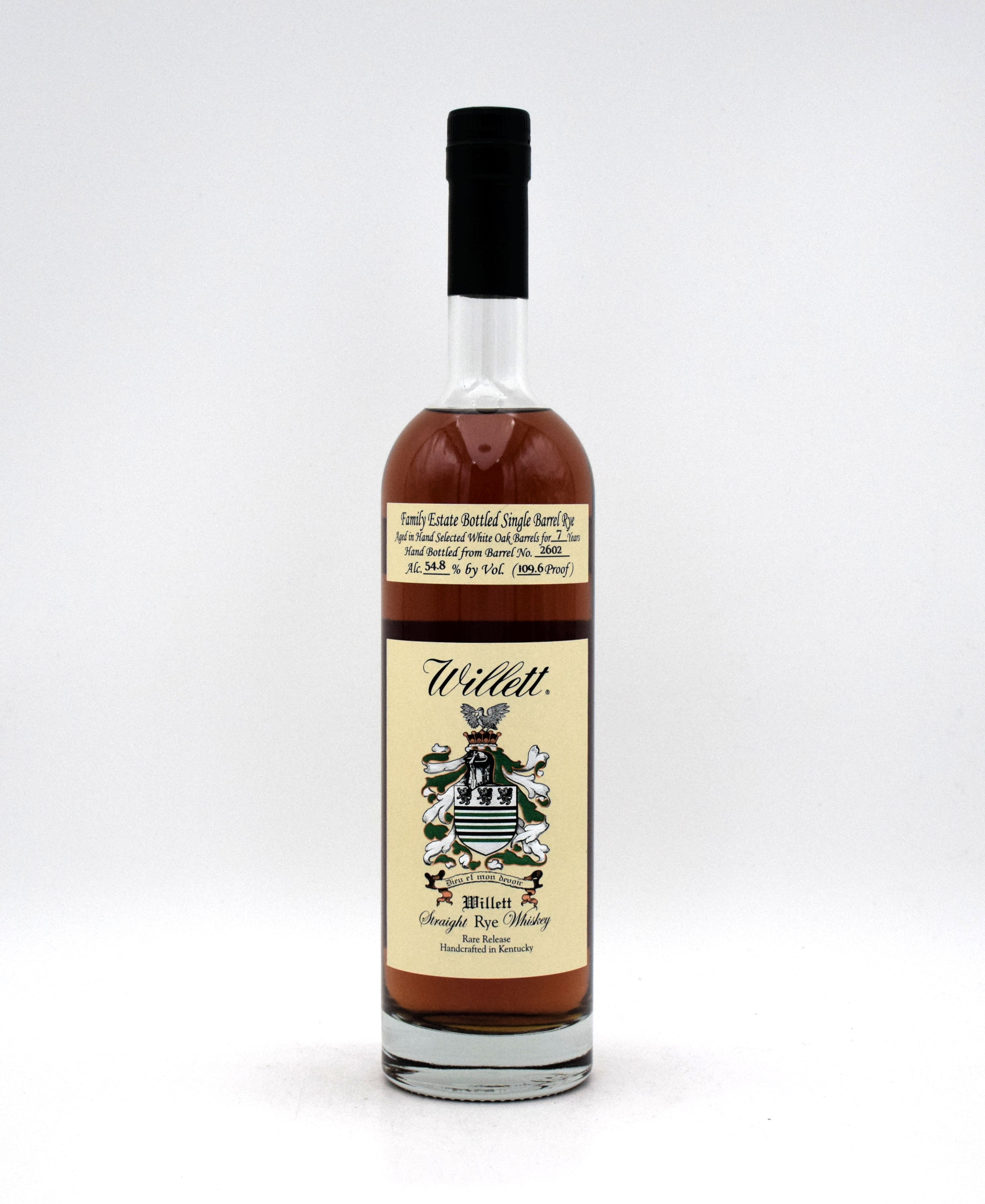 Willett Family Estate 7 Year Rye Barrel Number 2602 (My Rye*Der Die ...