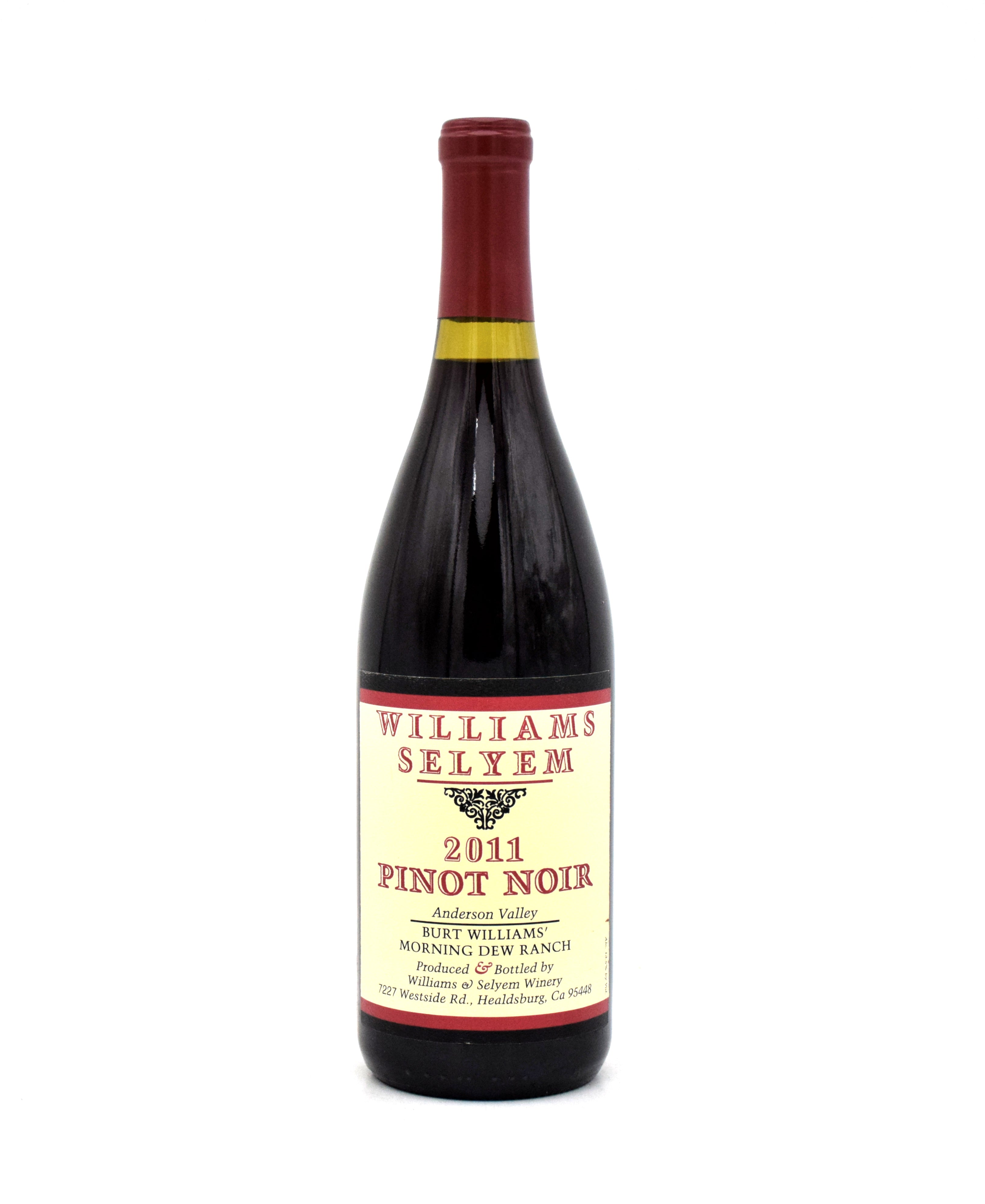 2011 Williams Selyem 'Burt Williams' Morning Dew' Ranch Pinot Noir ...