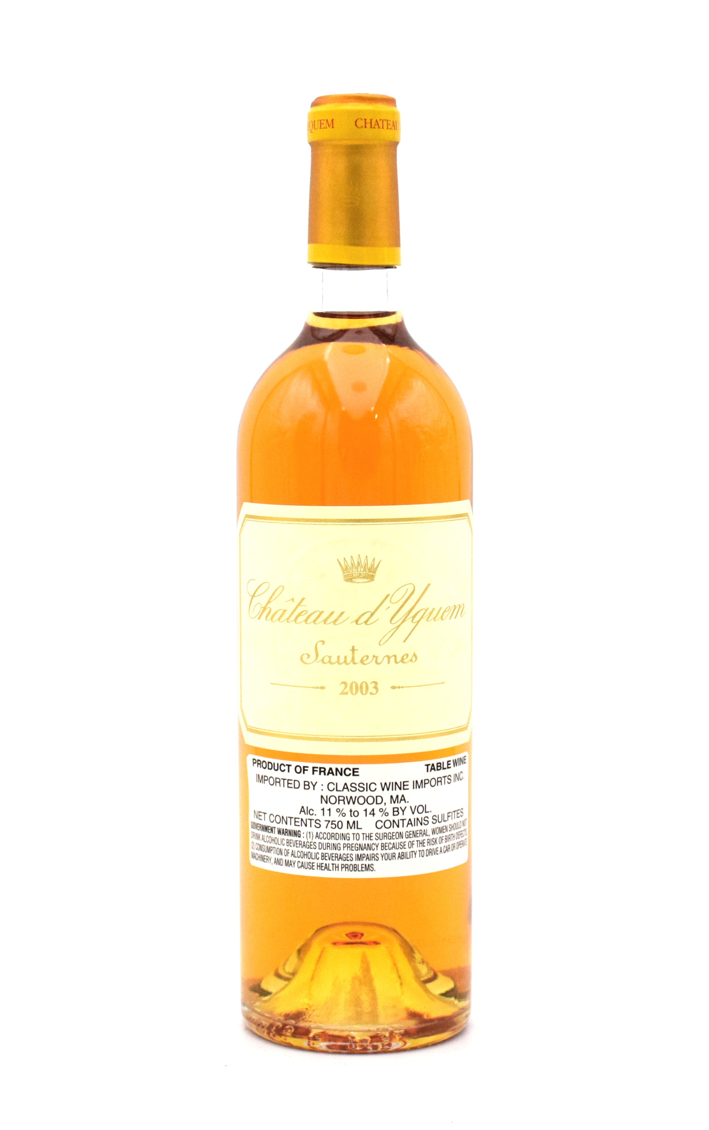 2003 Chateau d'Yquem FineLiquors