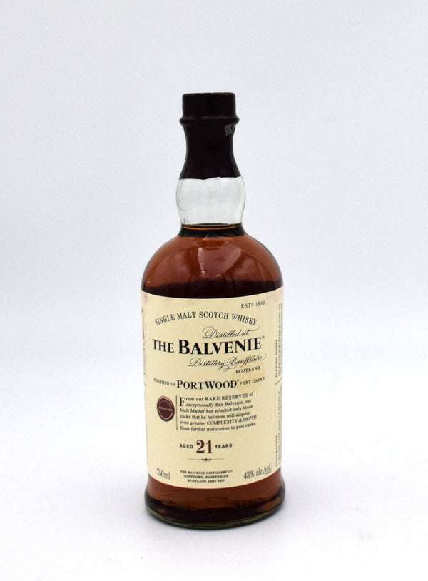 Balvenie Portwood Port Cask 21 Years Scotch Whisky (1990's release)