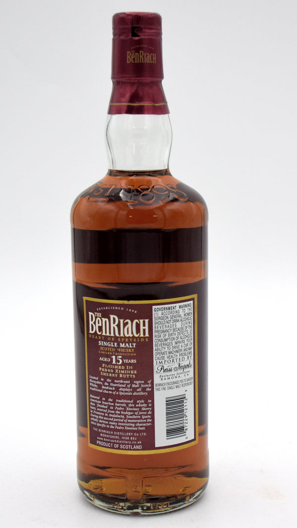 Benriach 15 Year Scotch Whisky