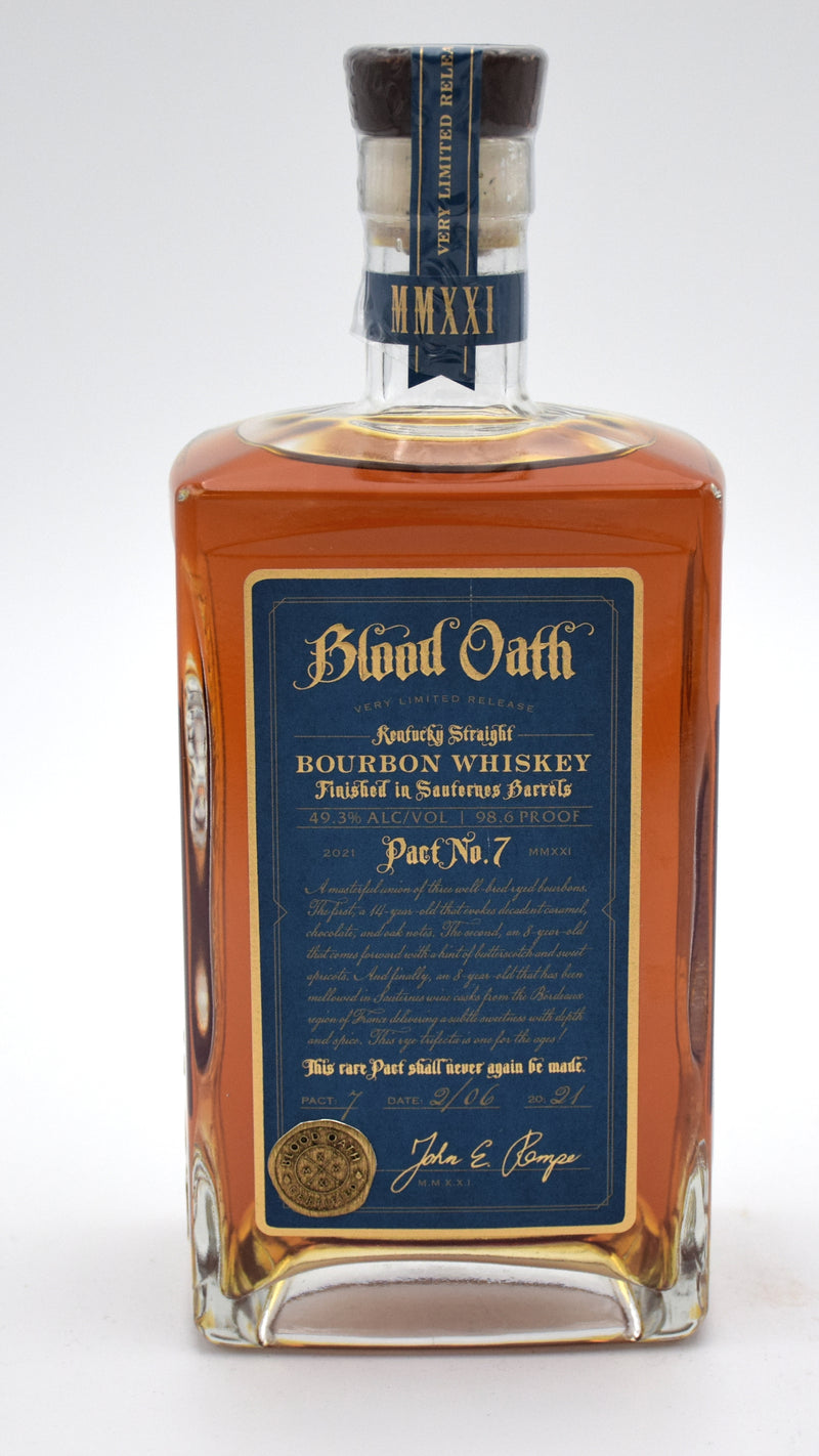 Blood Oath Pact Number 7 Bourbon