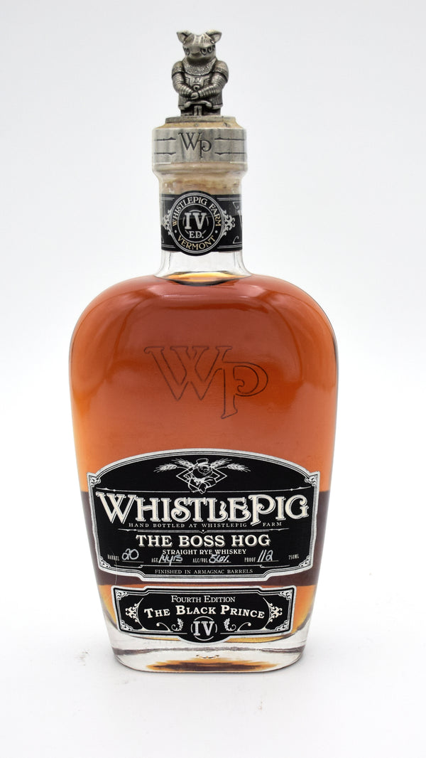 WhistlePig The Boss Hog 4th Edition 'The Black Prince' Rye Whiskey