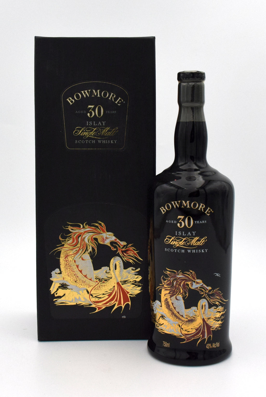 BOWMORE 30年 ISLAY スコッチウイスキー空瓶箱付き BowmoreIslay30Year_SeaDragon_S