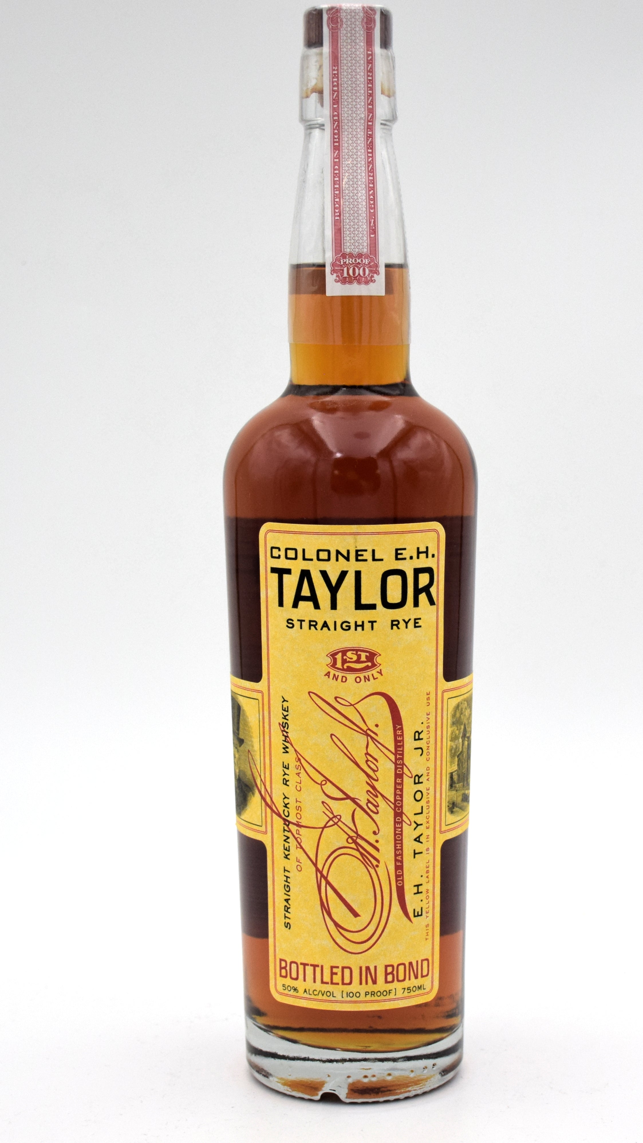 Taylor Rye Logo Colonel E.H. Taylor Straight Rye Whiskey (No Tube) – FineLiquors