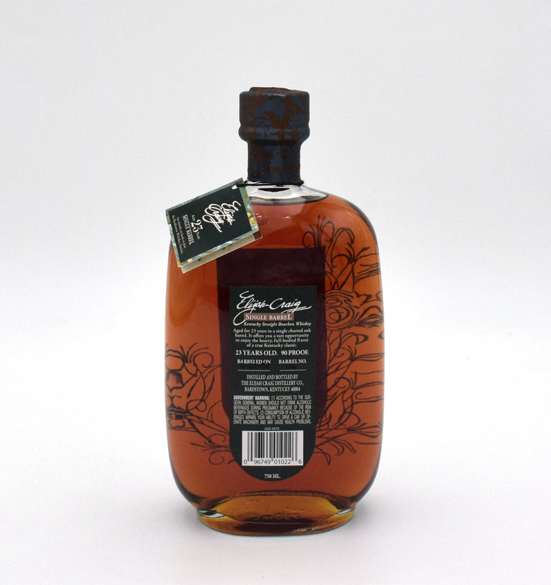 Elijah Craig 23 Year Single Barrel Bourbon (Script Version)