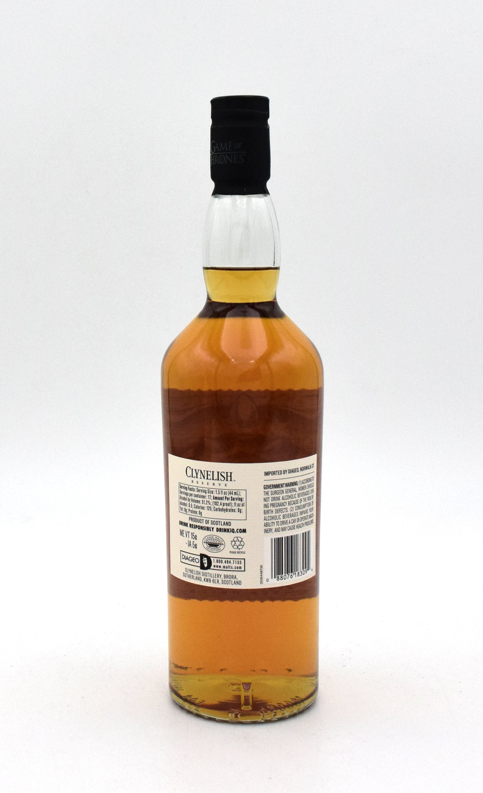 Game of Thrones House Tyrell Clynelish Reserve Scotch Whisky