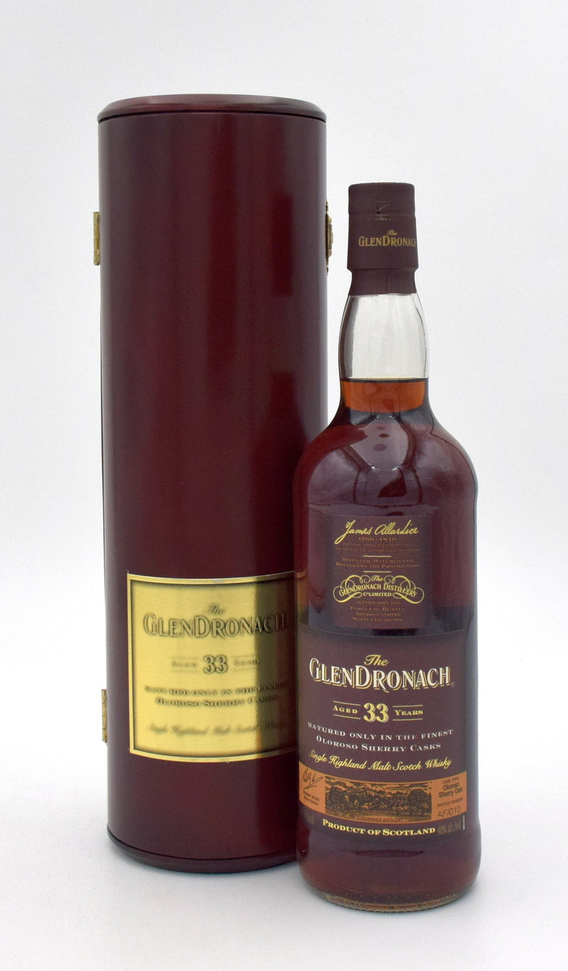 Glendronach 33 Year Scotch Whisky