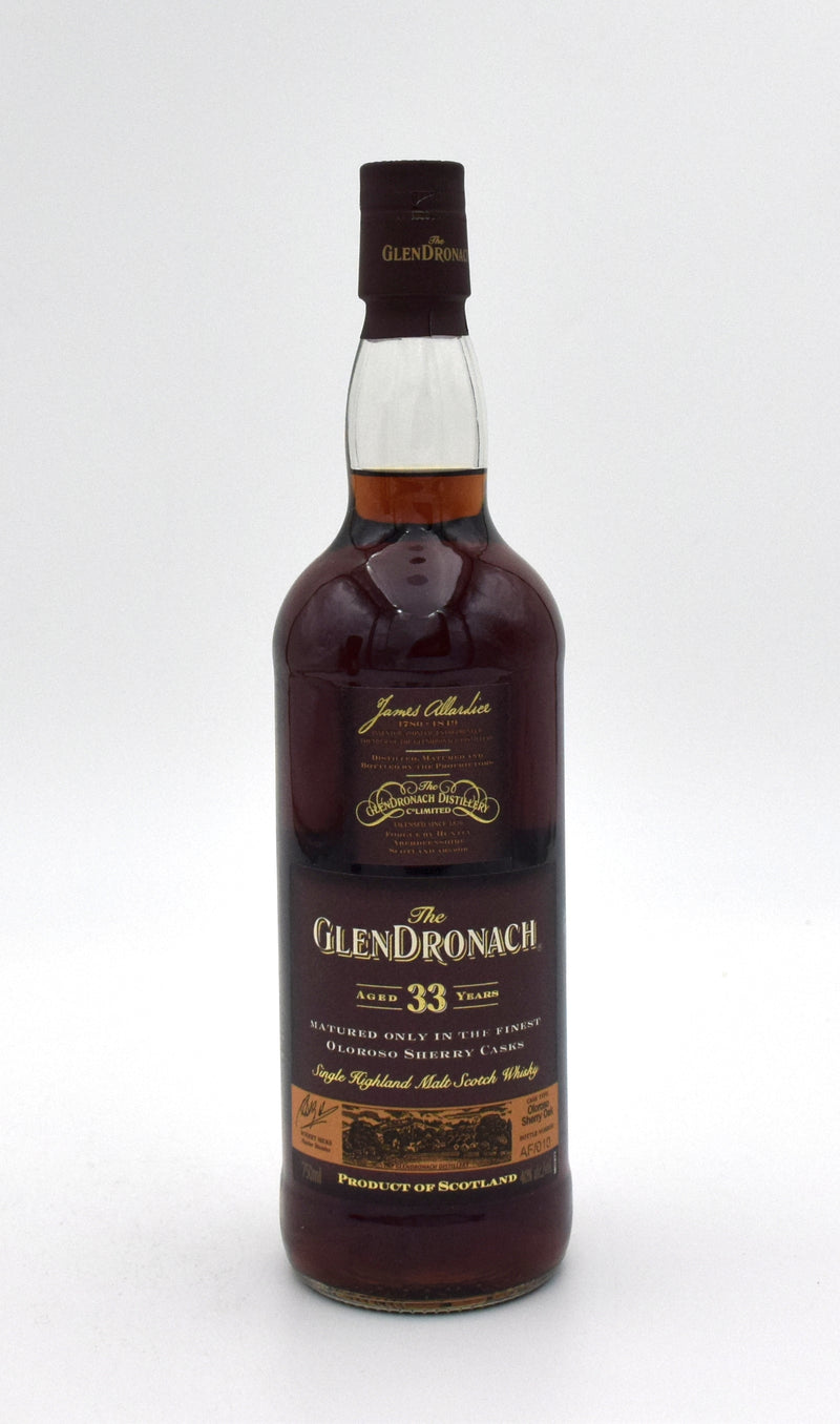 Glendronach 33 Year Scotch Whisky