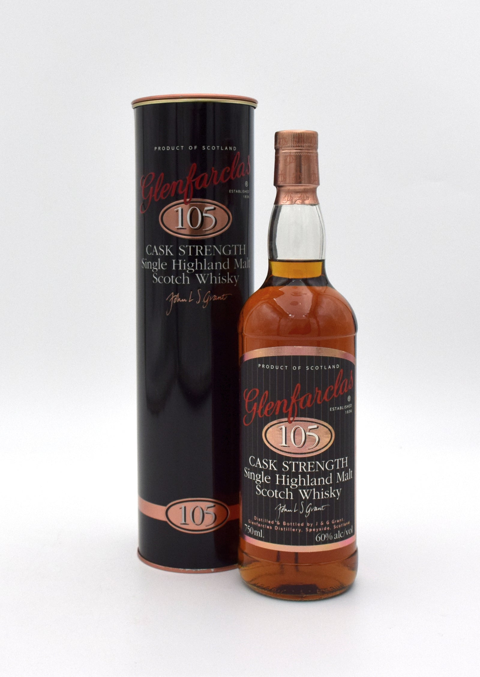 【驚きの値段で】 Glenfarclas 105 Cask Strength (Black Tube) Scotch Whisky ウイスキー
