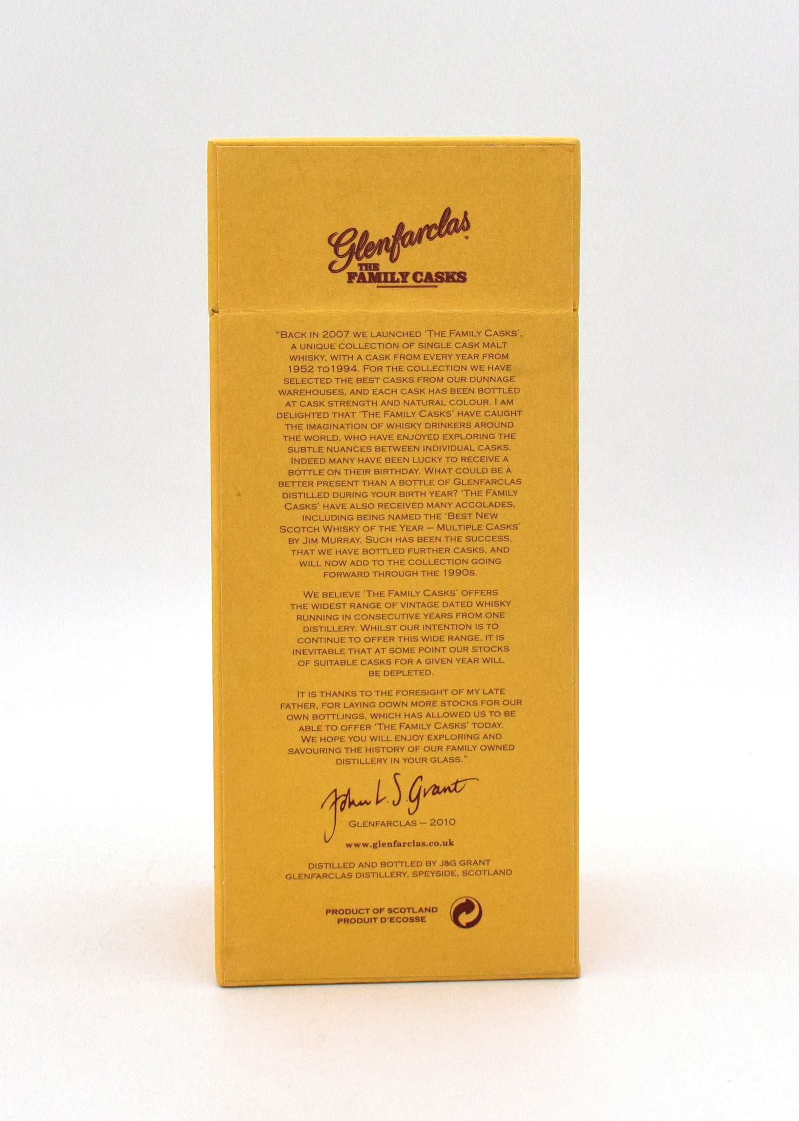 Glenfarclas 1972 Family Cask Scotch Whisky – FineLiquors
